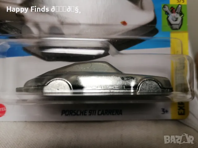 💕🧸 Ново! Hot Wheels  Porsche 911 Carrera ключодържател сребрист и бяло-син , снимка 5 - Колекции - 47025498