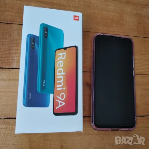 Телефон Xiaomi Redmi 9A, с калъф и протектор, снимка 1 - Xiaomi - 49520453