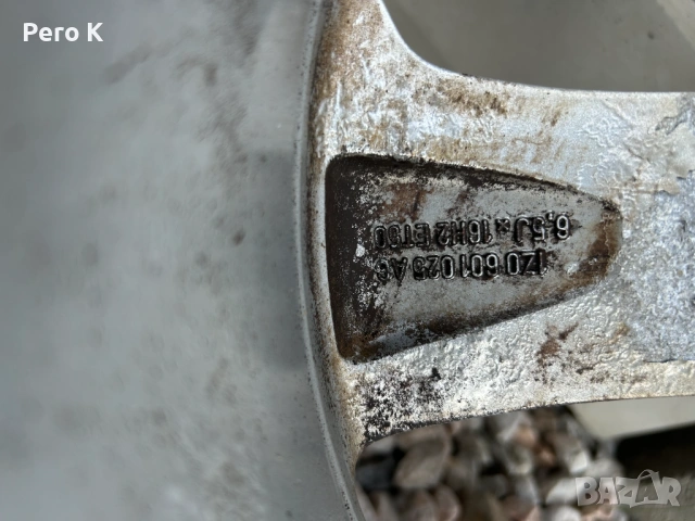 ОРИГИНАЛНИ ДЖАНТИ ЗА ШКОДА R16 , снимка 8 - Гуми и джанти - 53886305