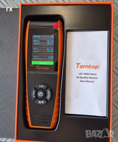Temtop Air тестер за качество на въздуха PM2.5 PM10 , снимка 3 - Друга електроника - 50665726