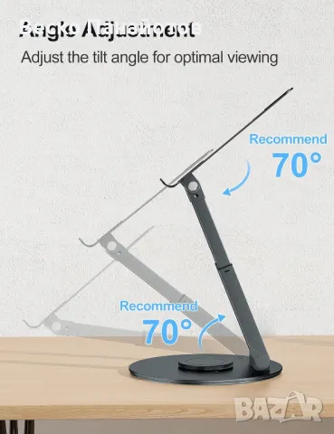 Стойка за лаптоп Телескопична, снимка 9 - Стойки, 3D очила, аксесоари - 49477587