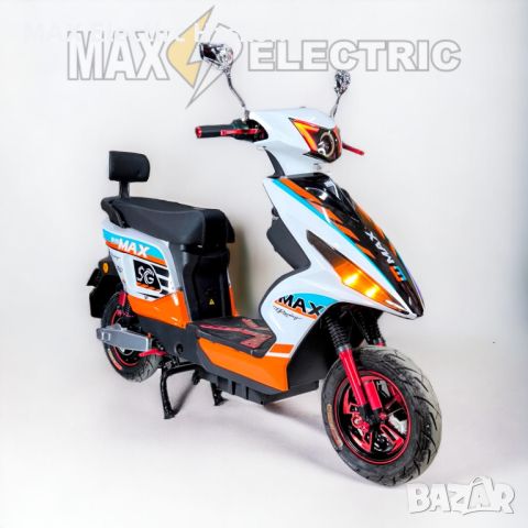 НОВ МОДЕЛ Eлектрически скутери SG Racing 3000W/72V/20Ah - С документи, снимка 3 - Мотоциклети и мототехника - 45264313