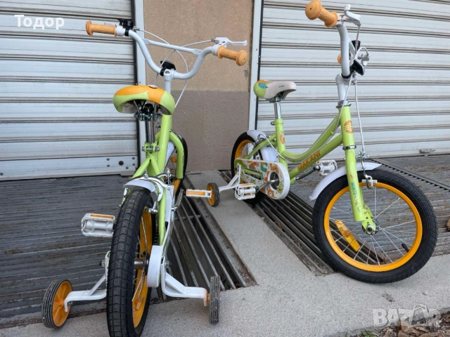Детски велосипед 14" Makani - Pali Green - 2 бр., снимка 2 - Велосипеди - 52822682