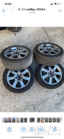 MERCEDES Оригинални джанти и зимни гуми 245/50/18 МЕРЦЕДЕС, снимка 4 - Гуми и джанти - 52913356