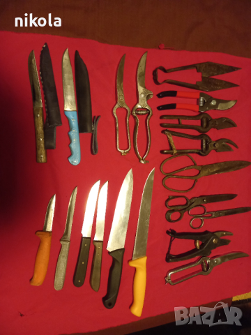 Стари ножове ножици , снимка 1