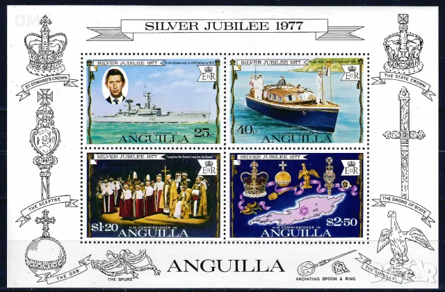 Ангуила 1977 - кораби MNH, снимка 1 - Филателия - 48257991