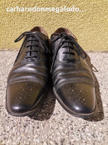 Официални Мъжки Обувки Made in Italy Естествена кожа като нови, снимка 5 - Ежедневни обувки - 38822204