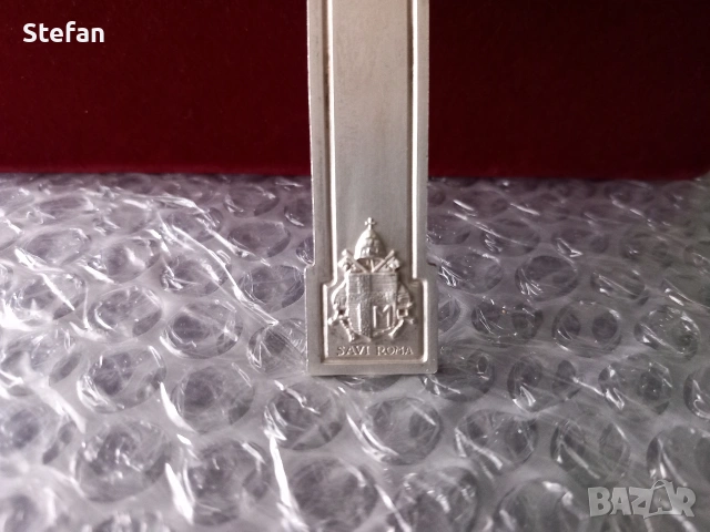 Кардиналски Сребърен Кръст, снимка 10 - Антикварни и старинни предмети - 53452478