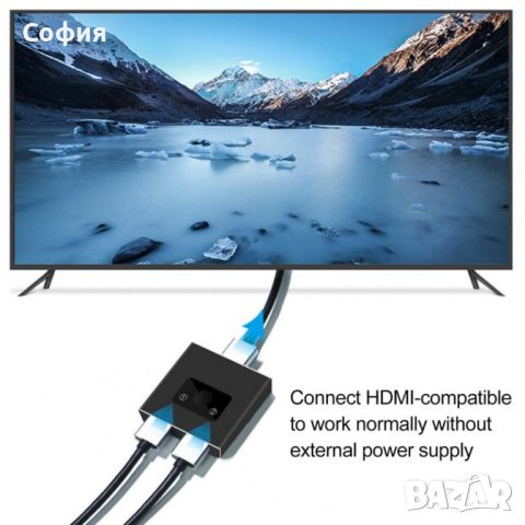 Двупосочен HDMI суич, снимка 4 - Друга електроника - 46126199