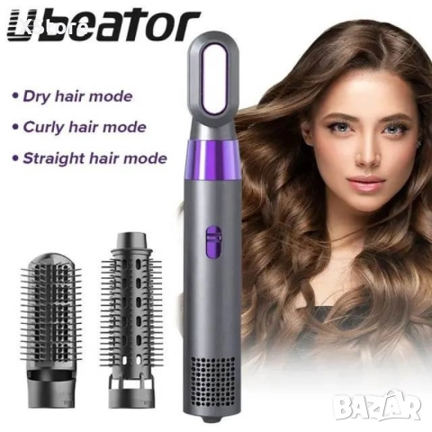 Сешоар с отрицателни йони 3в1,маша,сешоар,гребен,3000W, снимка 5 - Сешоари - 52508097