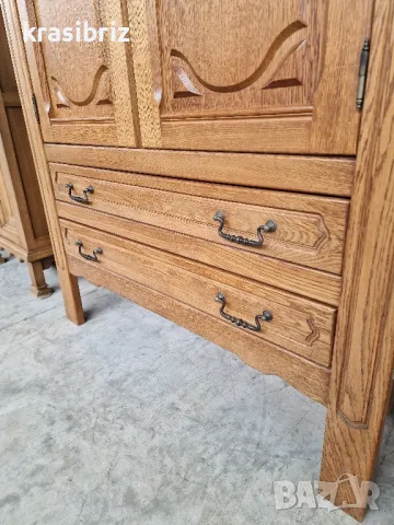 Масивен Шкаф -внос от Германия! , снимка 4 - Шкафове - 49893639