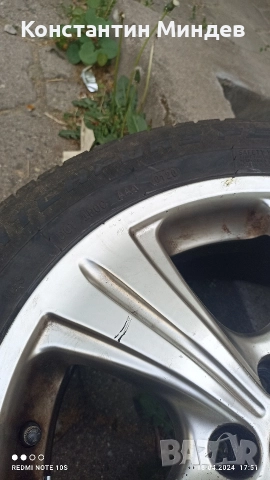 Джанти RIAL 16 5×100, снимка 5 - Гуми и джанти - 52714171