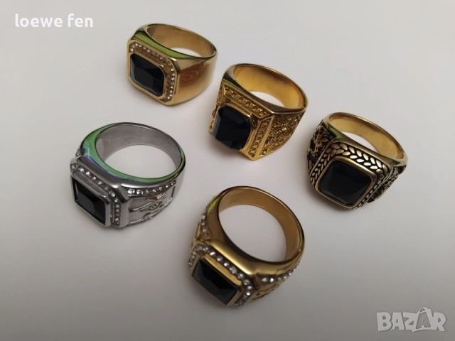 Мъжки пръстени пръстен !, снимка 4 - Пръстени - 52554265