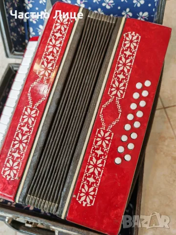 Оригинален Руски Соц СССР Акордеон Малыш 12 баса , снимка 7 - Акордеони - 50377436