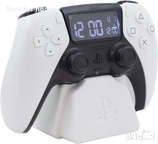 Часовник Paladone PlayStation White PS5 Controller, официално лицензирана стока, снимка 2 - Аксесоари - 47360008