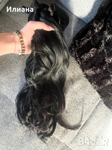 Естествена коса 100% на треси, снимка 5 - Аксесоари за коса - 54139882