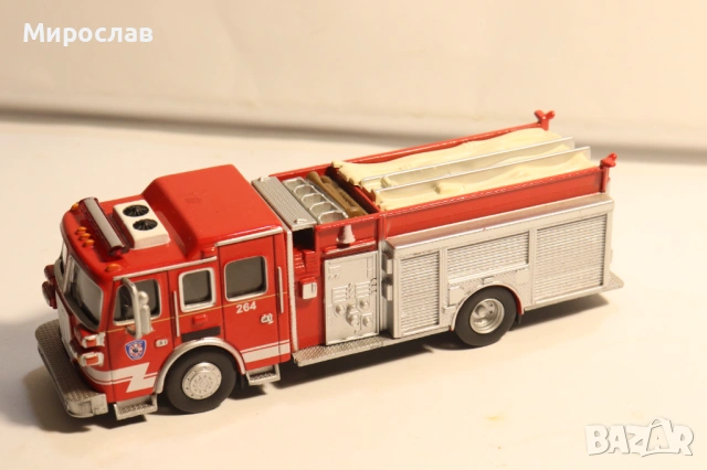 1:72 DEL PRADO ДЕТРОЙТ ПОЖАРНА КОЛИЧКА ИГРАЧКА МОДЕЛ, снимка 7 - Колекции - 53691426