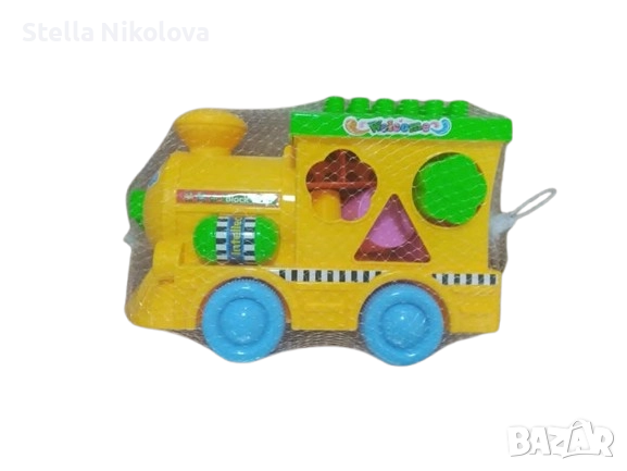 Детски локомотив - сортер, 11 части