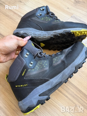 Туристически обувки Asgard MID AQX M BLACK NIGHT/GREEN LI ! 44 н, снимка 4 - Маратонки - 51869197