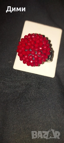 Пръстен Малина, снимка 9 - Пръстени - 52861335