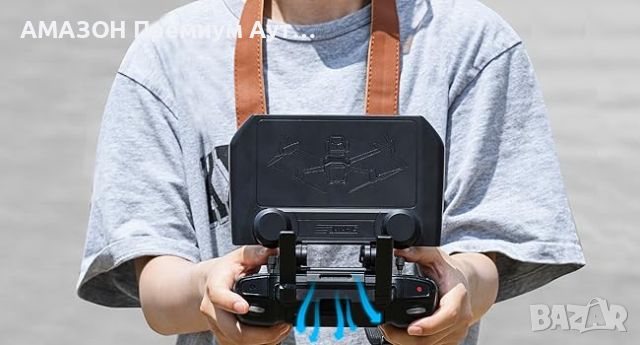 STARTRC 2в1 Сенник Джойстик Протектор за дистанционно управление DJI RC Pro/Защита на цял екран, снимка 5 - Дронове и аксесоари - 45472079