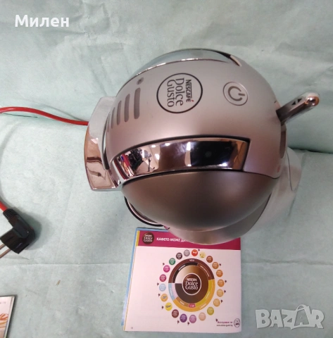 Кафемашина с гаранция 1 година NESCAFÉ® Krups Dolce gusto Automat Genio 2.Silver, снимка 3 - Кафемашини - 53725685