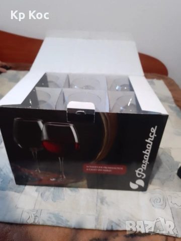 Красив комплект от 6 броя чаши за вино Pasabahce Sommelier Professional, снимка 4 - Чаши - 53136575