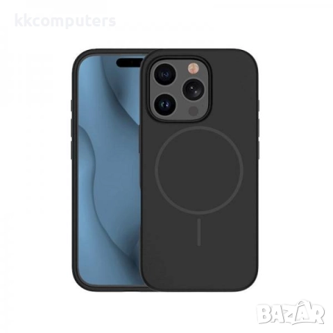 Калъф силикон Thin MagSafe / Черен / за iPhone 17 Pro 6.3 Баркод : 3133236