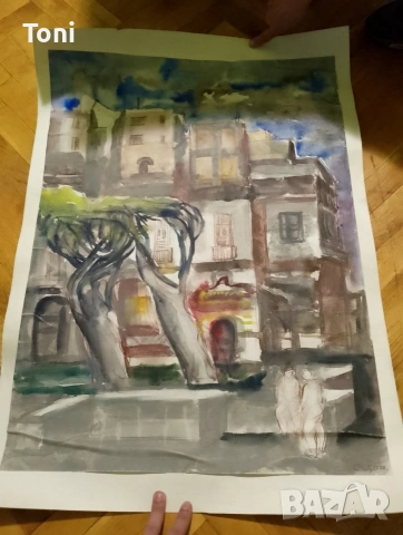 6 картини на Стоян Домусчиев , снимка 4 - Картини - 53796520