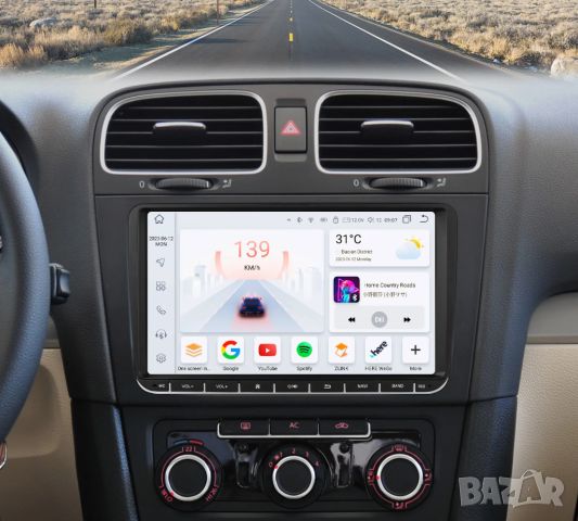 9" 2-DIN мултимедия за Volkswagen-SEAT-Skoda. Android 13, RDS, 2/32GB, QLED 1280x720, снимка 3 - Аксесоари и консумативи - 46614440