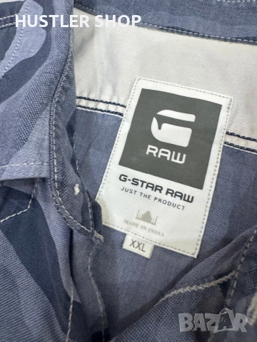 Мъжка риза G-STAR. Размер L, снимка 8 - Ризи - 54083203
