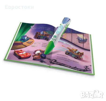 Интерактивна книжка съвмесима с магическа писалка Leapfrog  Book My Leap/Tag Reader - Cars 2, снимка 4 - Образователни игри - 47154334