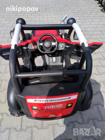 TEXAS акумулаторен трактор HARVEST червен, снимка 6 - Други - 53849439