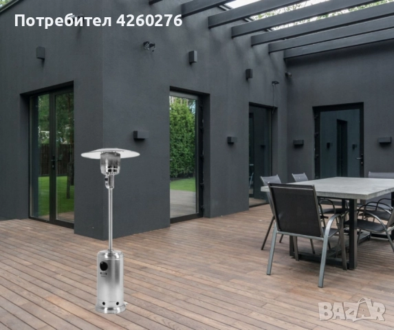 Външен газов отоплител, 13kW, гъба, инокс, снимка 3 - Отоплителни печки - 52117169