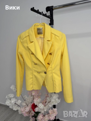 Алеса Alessa жълто сако размер S, снимка 2 - Сака - 52114242