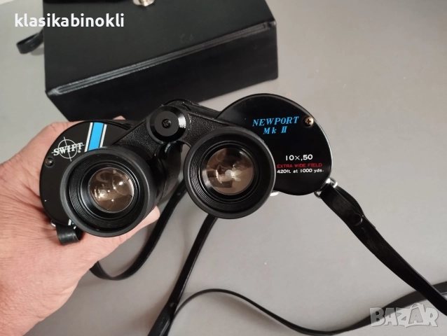 Топ Ловен и Птичарски Японски Бинокъл-10 х 50 SWIFT NEWPORT, снимка 5 - Екипировка - 51835762