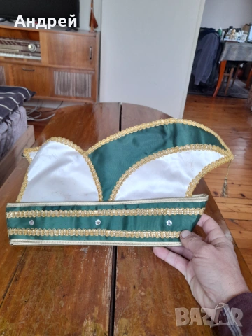 Стара етно шапка #14, снимка 3 - Антикварни и старинни предмети - 53593036