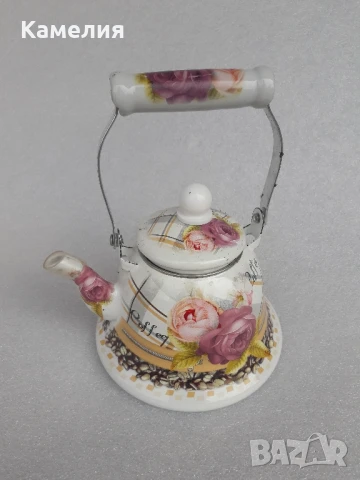 Емайлиран индукционен чайник, 1.7л

, снимка 1