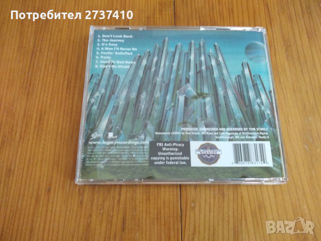 BOSTON - DON'T LOOK BACK 18лв оригинален диск, снимка 3 - CD дискове - 46022207