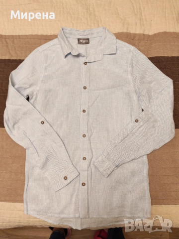 Памучна мека риза за ръст 158, НОВА