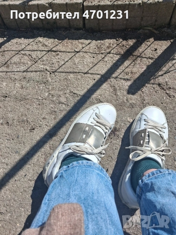 маратонки валентино естествена кожа отл състояние