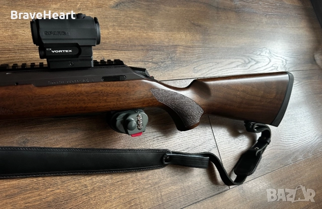 Карабина Лов Tikka T3x HUN O .30-06 Sprg. 51cm NS MT 3з с Weaver Base, снимка 7 - Ловно оръжие - 52476448