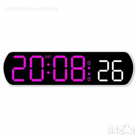 Многофункционален цифров будилник с LED таймер, снимка 1 - Други стоки за дома - 49598377