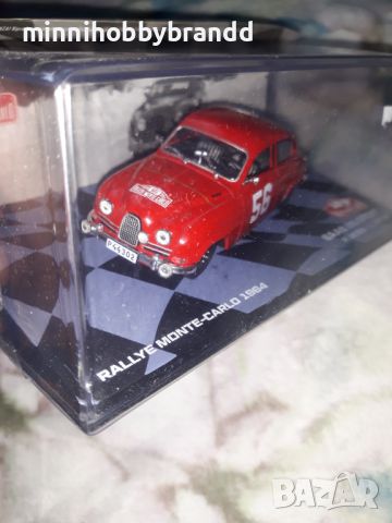 Saab 96 Sport Peugeot 306 Maxi Fiat Punto S1600 Rally Monte Carlo 1.43 Eaglemoss Top  models., снимка 4 - Колекции - 46731039