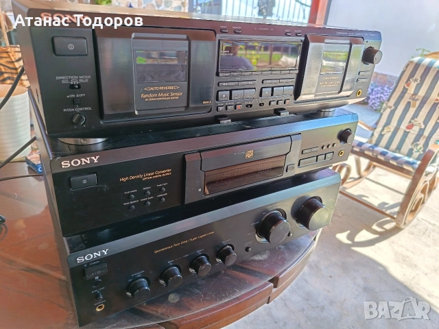 SONY сет, снимка 3 - Ресийвъри, усилватели, смесителни пултове - 54242149