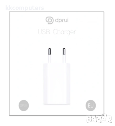 Зарядно/Адаптер Dprui SP08 220V - 1A /бял/ Баркод : 455135