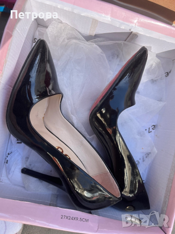 Дамски обувки на ток, снимка 1 - Дамски обувки на ток - 45035613