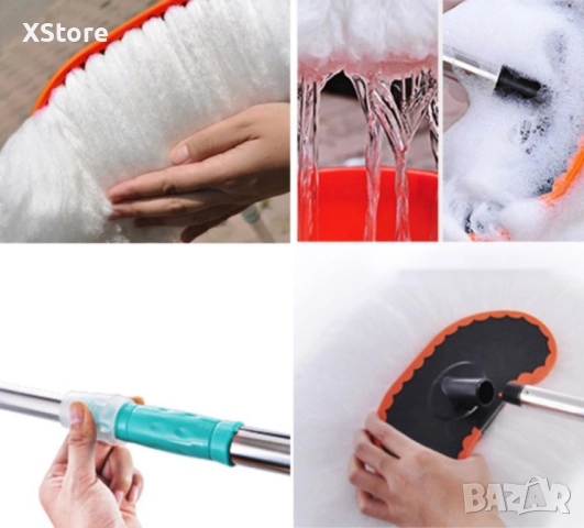 Автоматично въртяща се четка на 360° за кола с регулируема , снимка 14 - Аксесоари и консумативи - 52444896