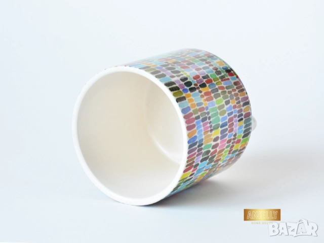 Керамични Кашпи за Сукуленти и Цветя / Подарък за Нов Дом / Многоцветни Керамични Кашпи за Цветя, снимка 12 - Саксии и кашпи - 52412038