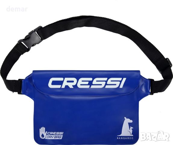 Cressi Kangaroo Dry 2 водоустойчиви чанти за мобилен телефон и предмети, 1 черна + 1 синя, снимка 6 - Водни спортове - 45099170